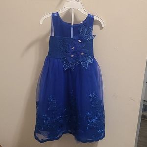 Royal Blue Todler Dresd